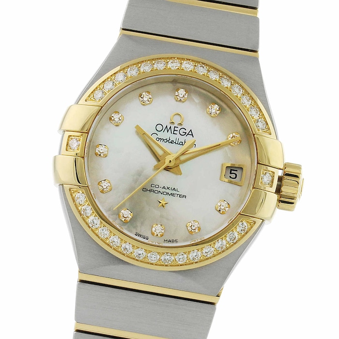 Omega Constellation Ladies 27mm Automatic Co-Axial Diamond Ladies Watch