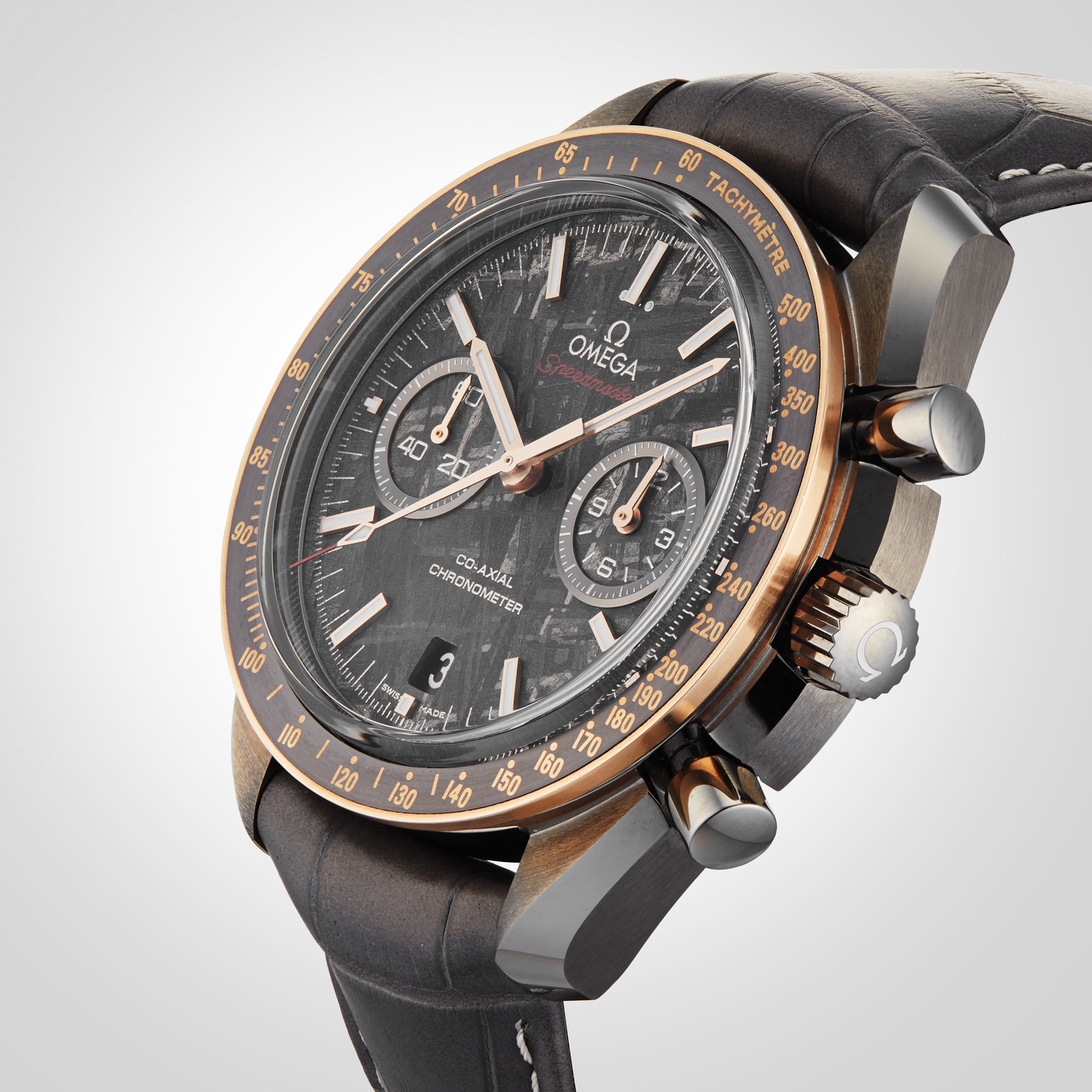 Speedmaster Grey Side of the Moon Meteorite Mens Watch