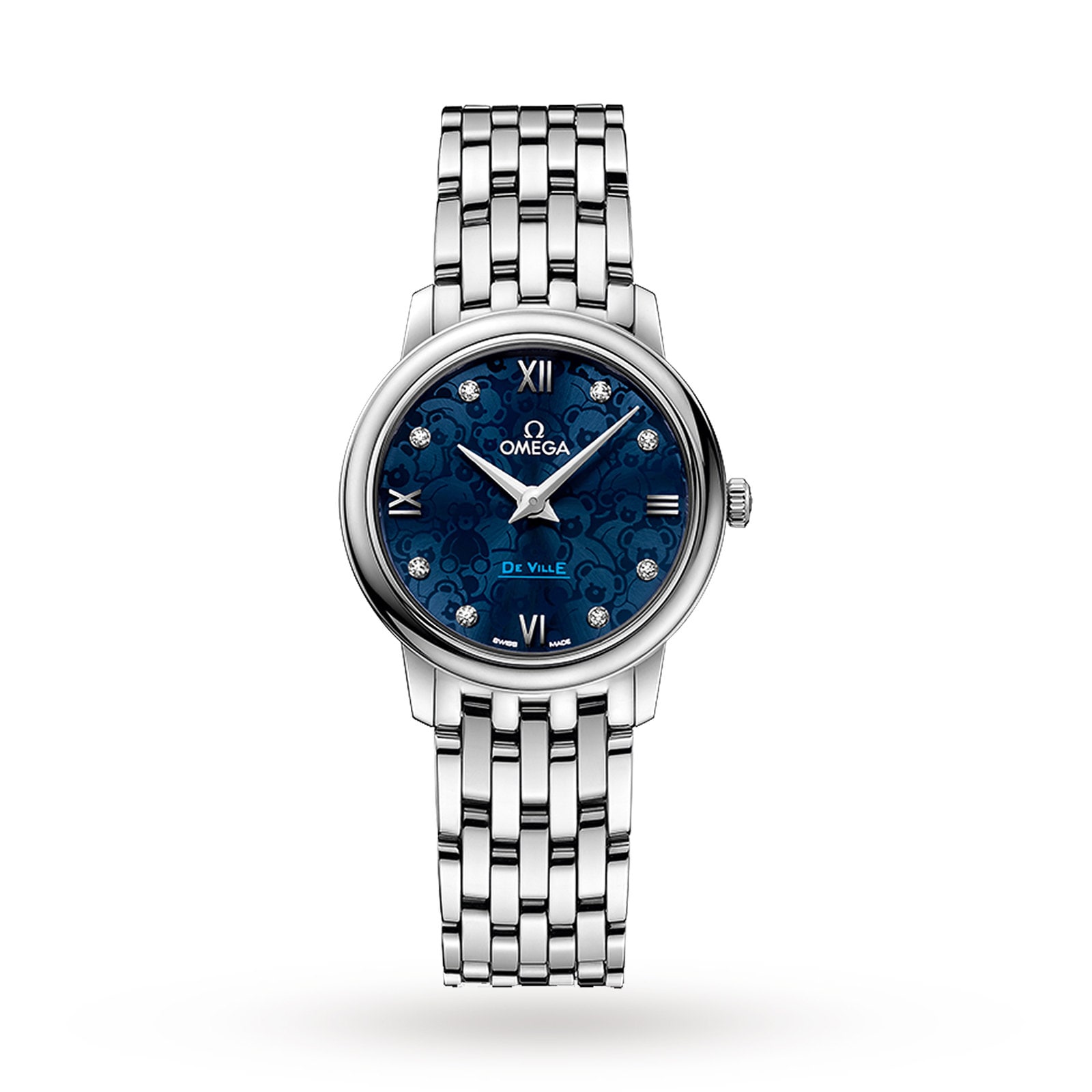 Omega ladies watch hot sale blue face