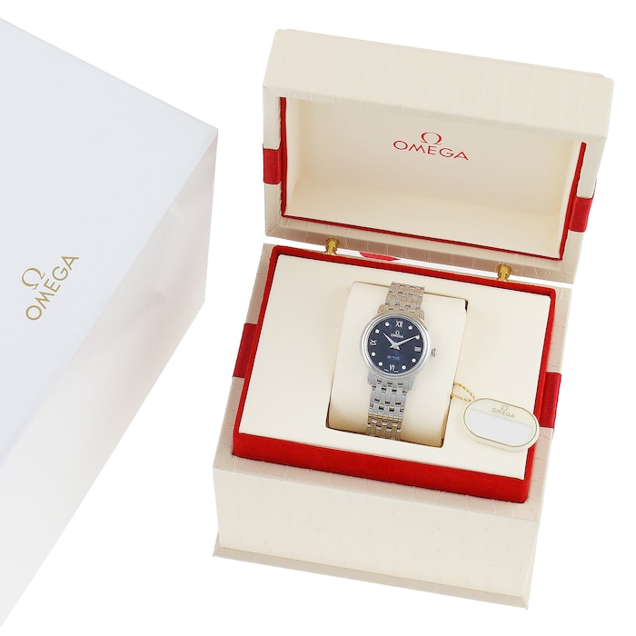 Omega De Ville Orbis Ladies Blue 27.4mm Quartz Ladies Watch