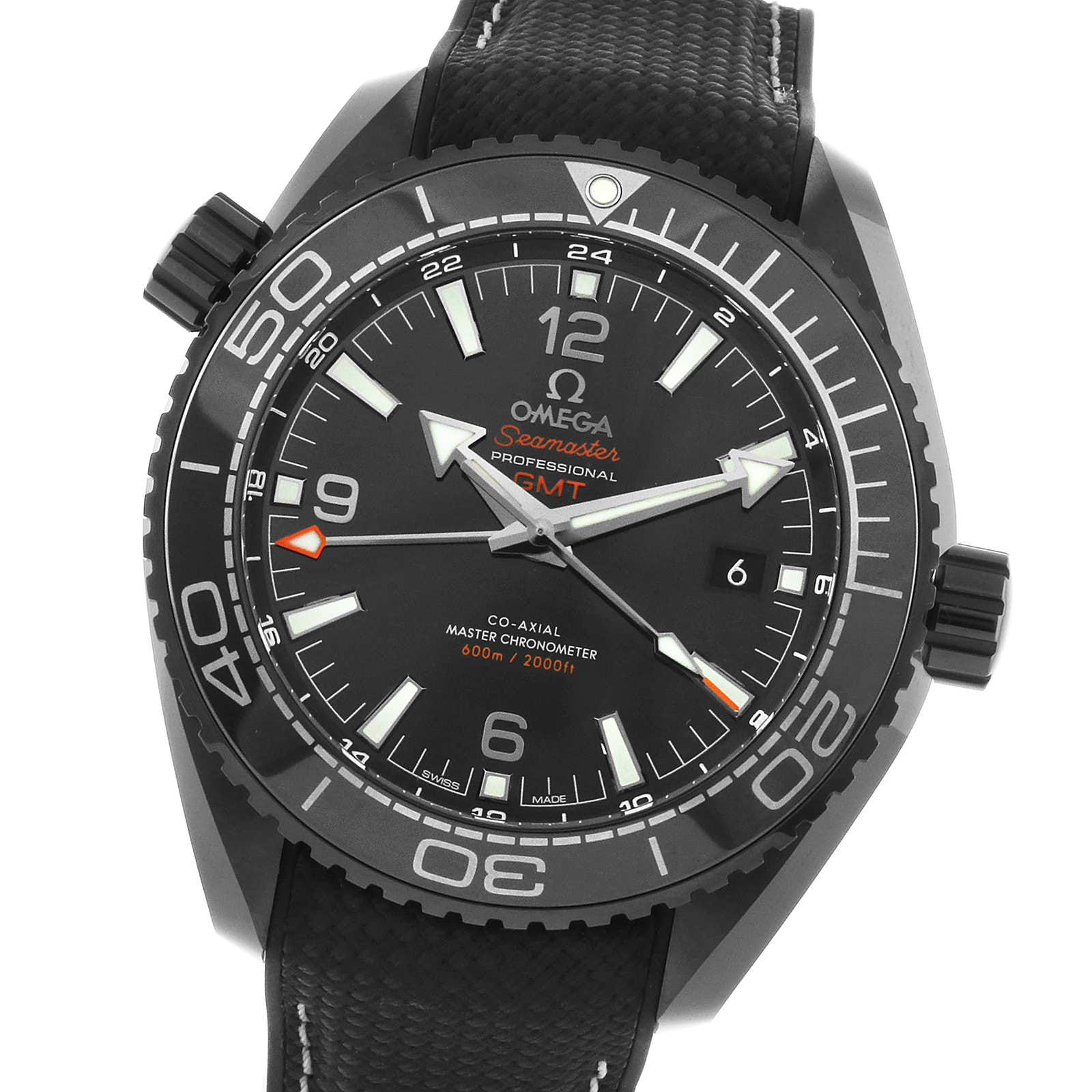 Omega seamaster planet ocean on sale gmt