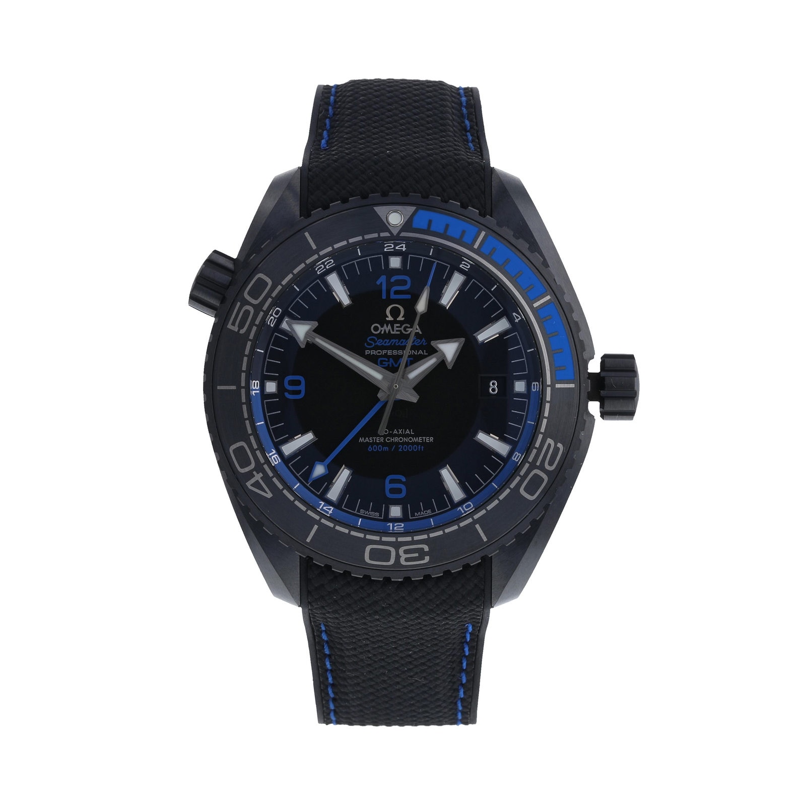 Omega Seamaster Planet Ocean 600m Co-Axial GMT 45.5mm Mens Watch Omega Seamaster Planet Ocean 600m Co-Axial GMT 45.5mm Mens Watch
