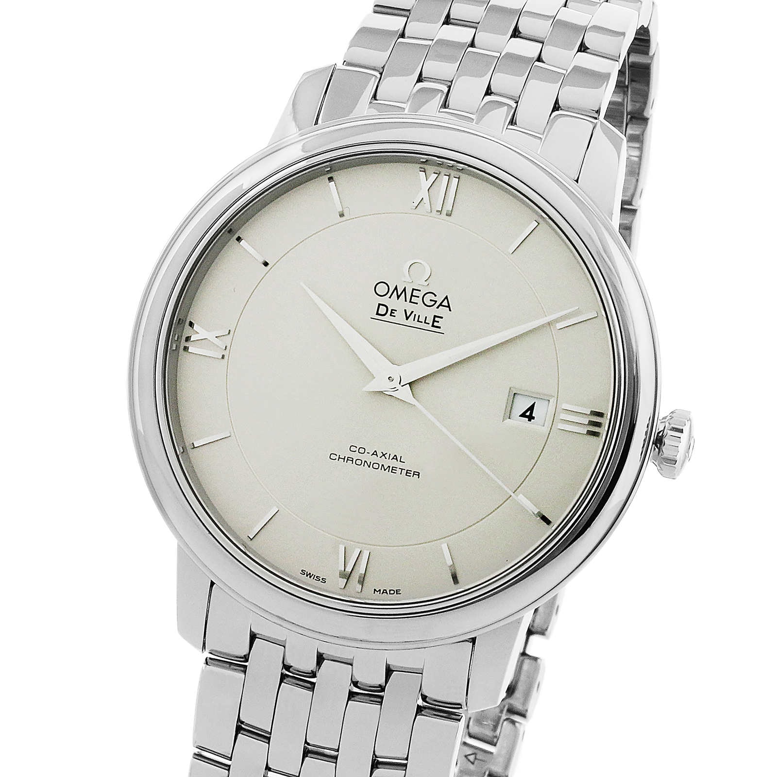 Omega De Ville Prestige Mens 39.5mm Automatic Co-Axial Date Mens Watch