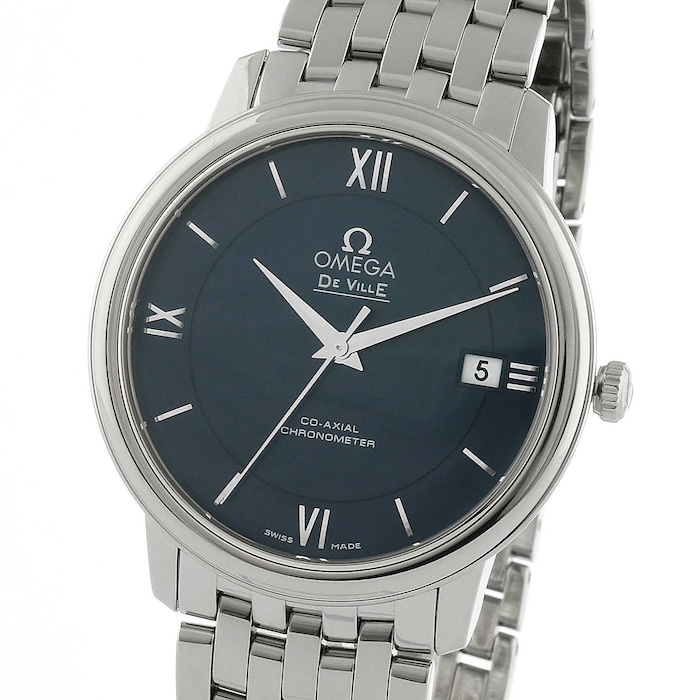 Omega De Ville Prestige Mens 39.5mm Automatic Co-Axial Date Mens Watch