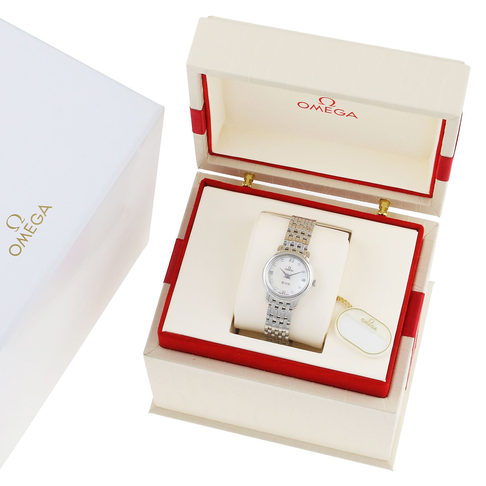 Omega De Ville Prestige Ladies 24.4mm Quartz Ladies Watch ...