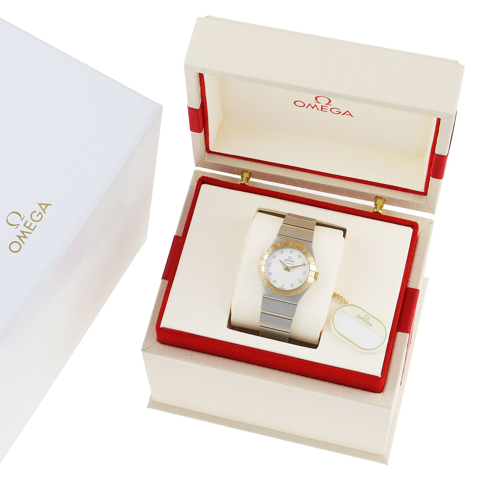 Omega Constellation Ladies 27mm Co-Axial Bicolour Automatic Ladies Watch