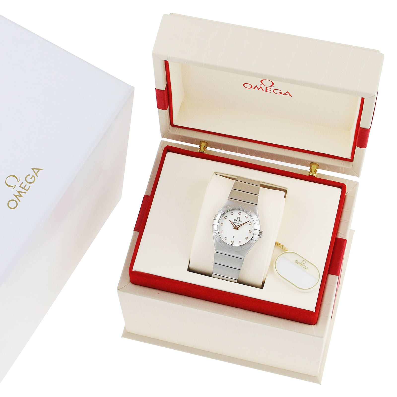 Omega Constellation Ladies 27mm Quartz Watch O12310276052001 Mappin