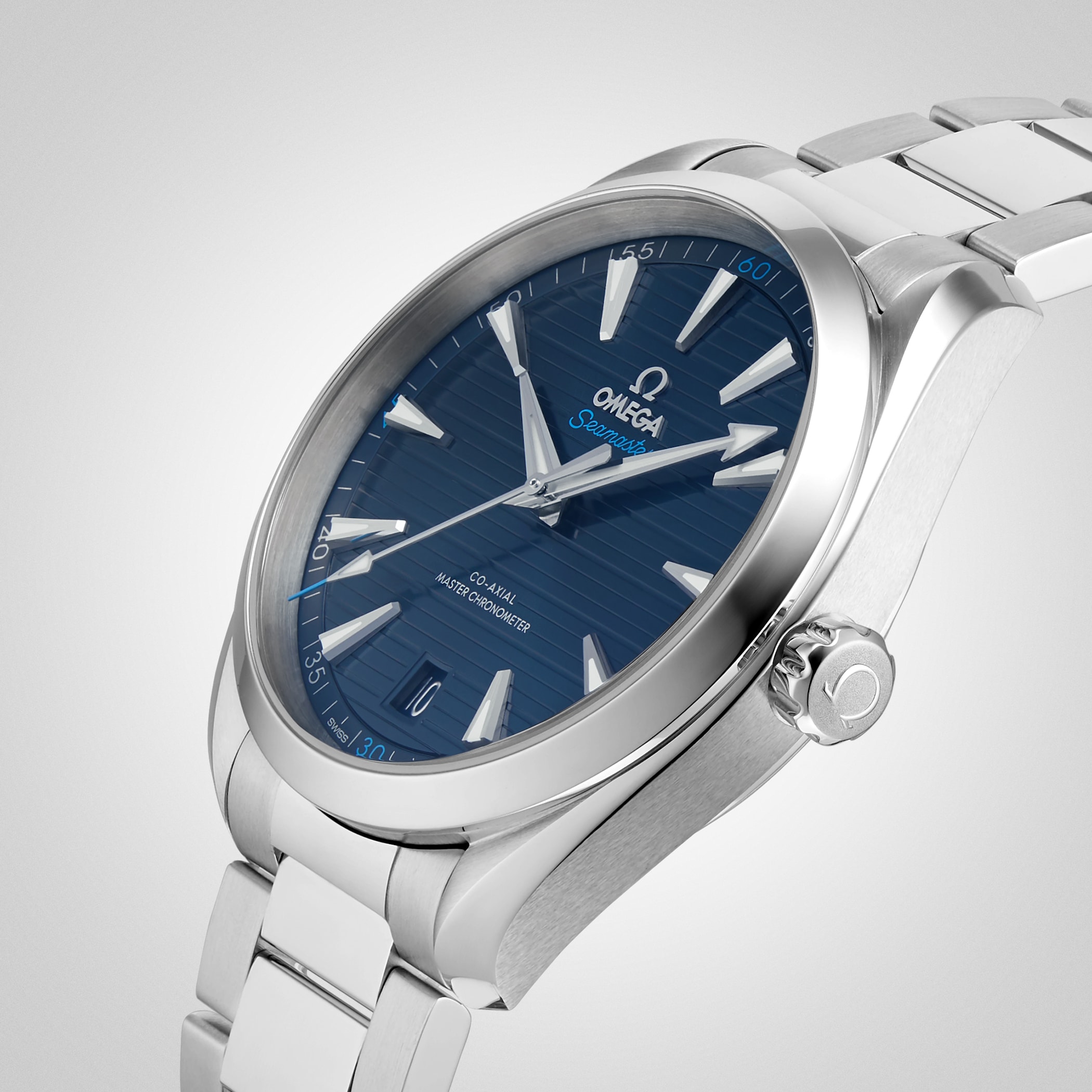 Omega Seamaster Aqua Terra 150M Mens Blue Dial 41mm Automatic Co-Axial Watch