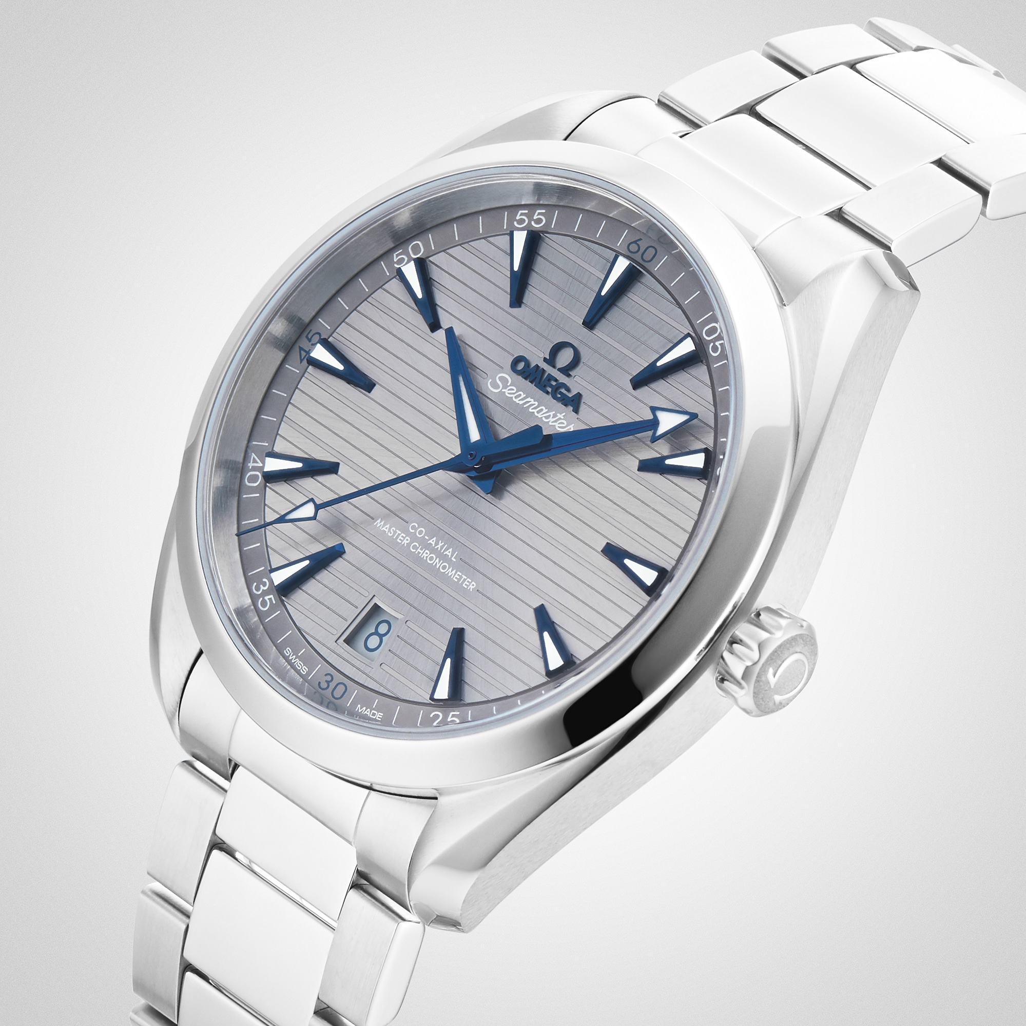 Omega Seamaster Aqua Terra 150M Mens Grey Dial 41mm Automatic Co-Axial Watch Omega Seamaster Aqua Terra 150M Mens Grey Dial 41mm Automatic Co-Axial Watch