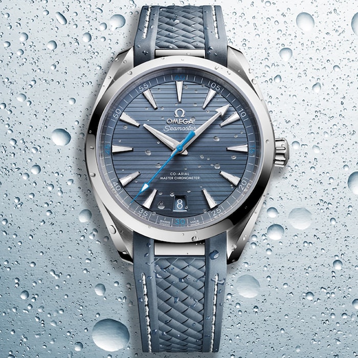 omega seamaster aqua terra blue