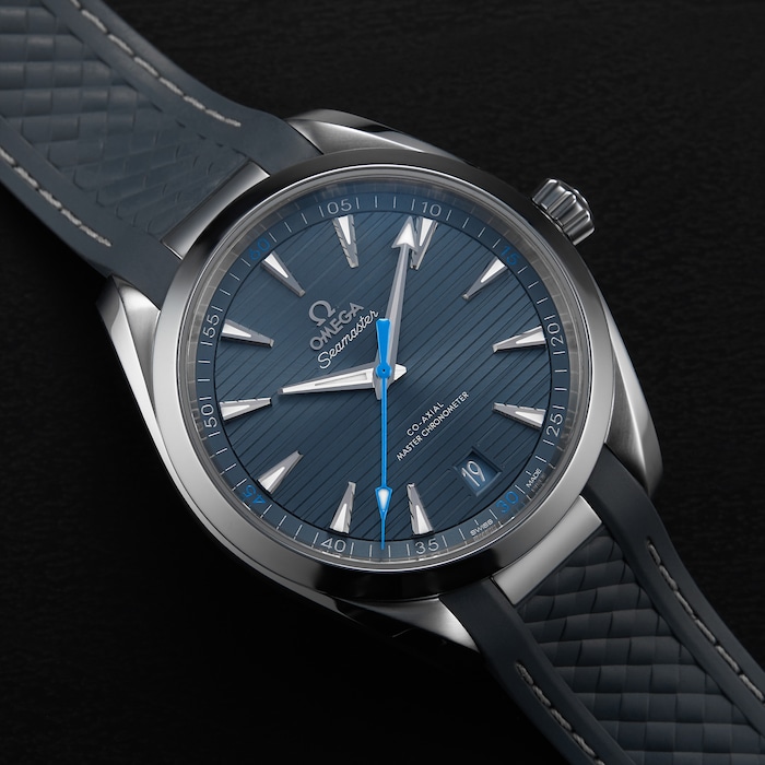 omega seamaster aqua terra blue