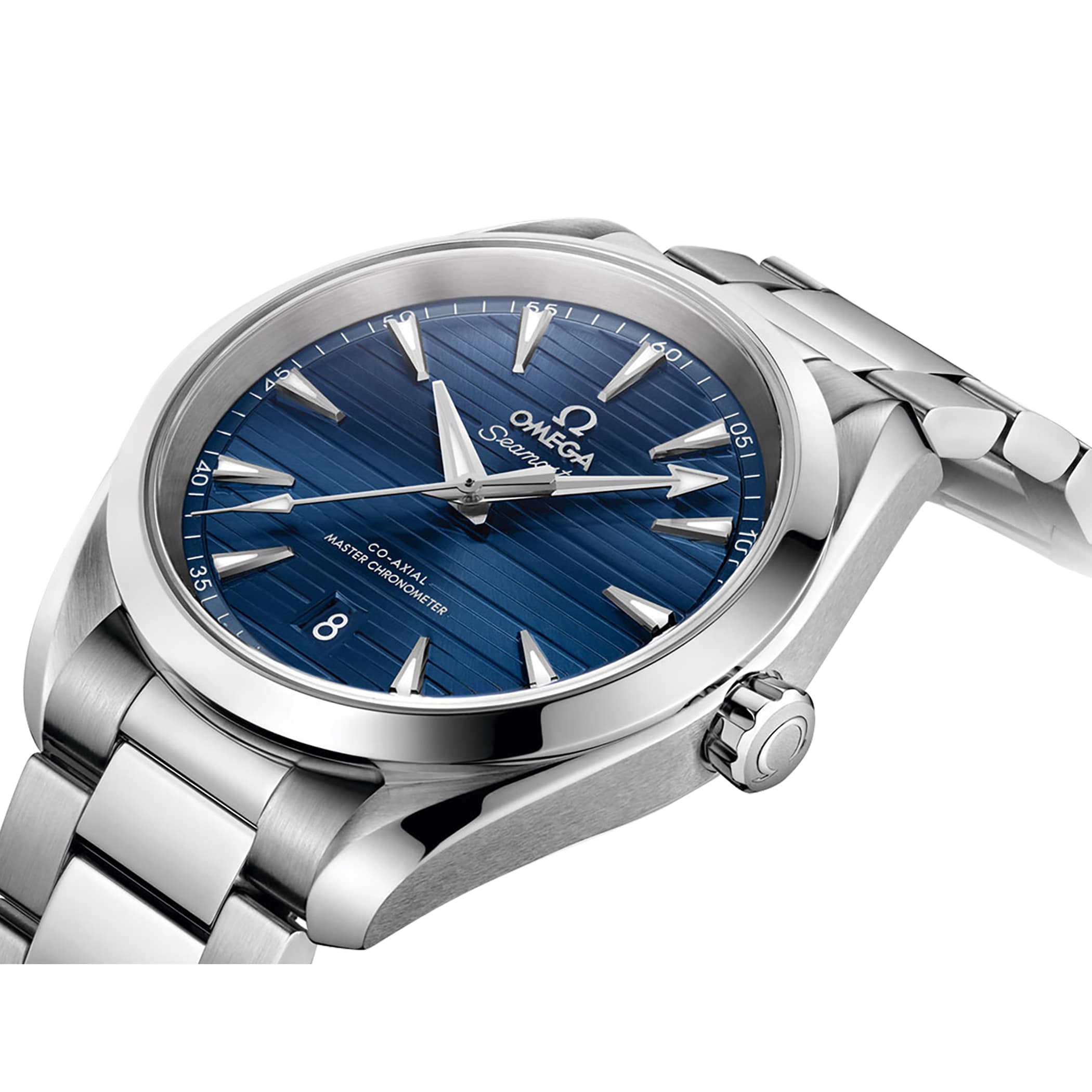 Omega Seamaster Aqua Terra 150M Mens Blue Dial 38mm Automatic Co-Axial ...