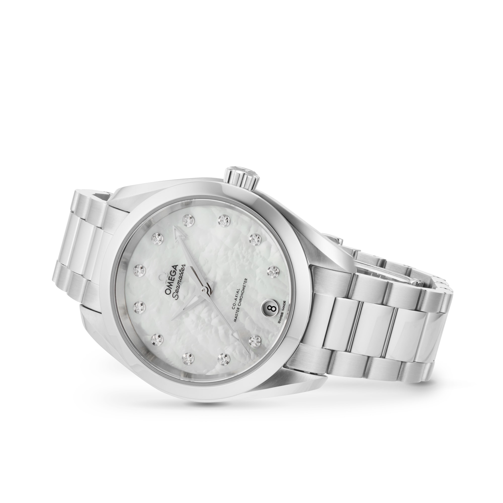 Omega Seamaster Aqua Terra 150M Ladies 34mm Automatic Co-Axial Diamond Dot Watch