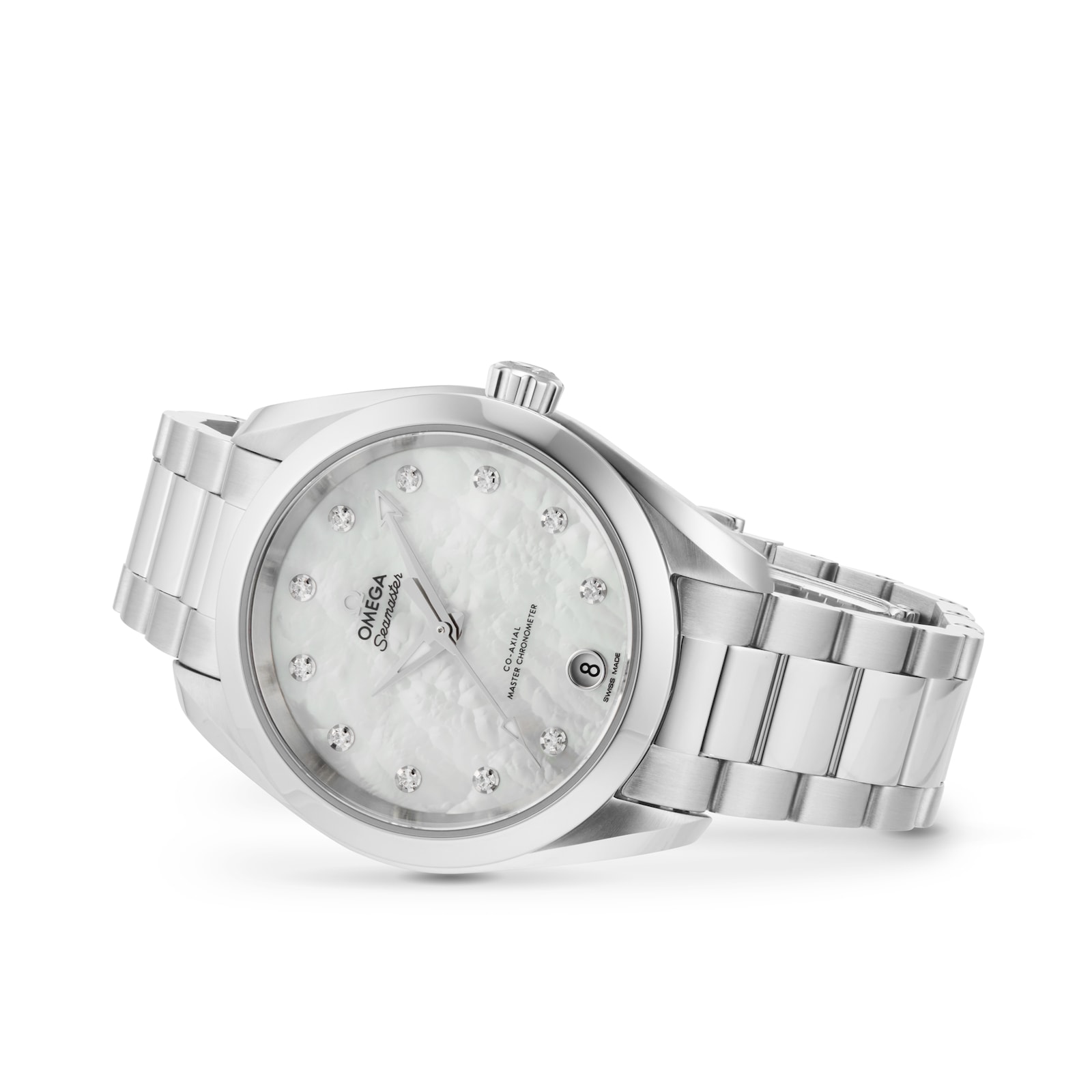 Omega Seamaster Aqua Terra 150M Ladies 34mm Automatic Co-Axial Diamond Dot Watch