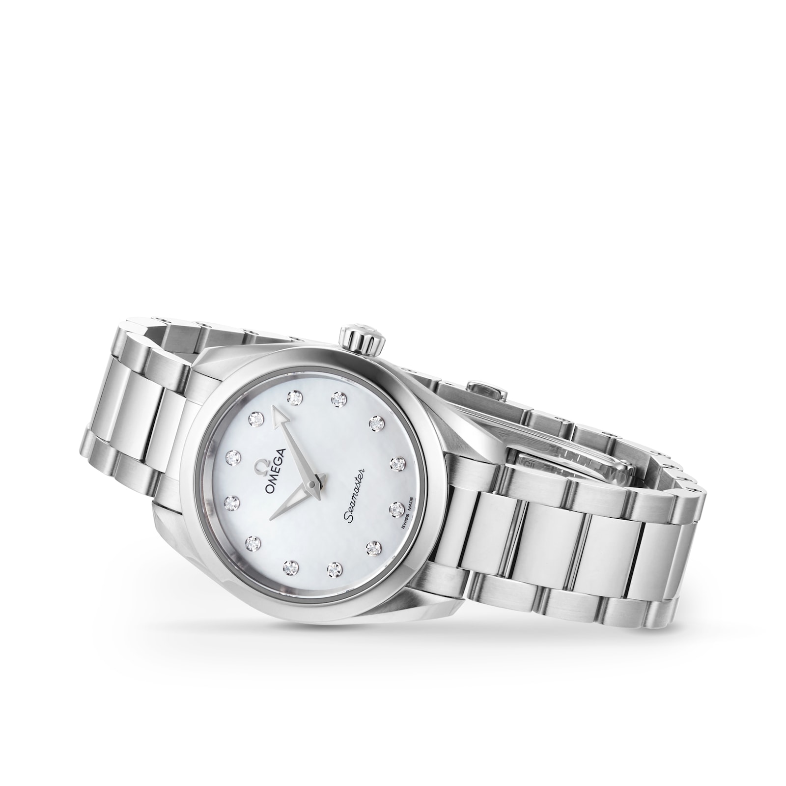 Omega Seamaster Aqua Terra 150M Ladies 28mm Quartz Diamond Dot Watch
