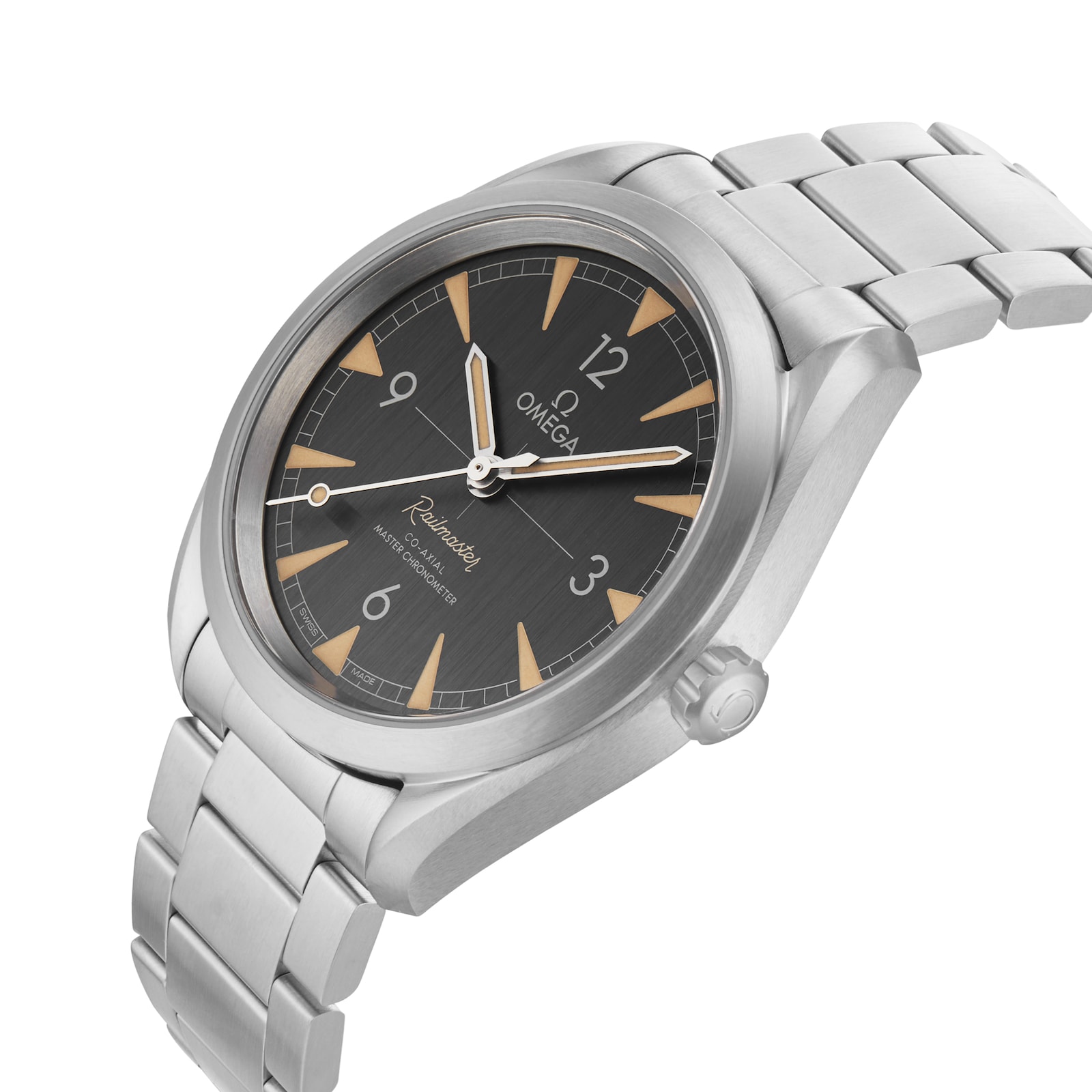 Omega Seamaster Railmaster Mens 40mm Co-Axial Master Chronometer Bracelet Watch