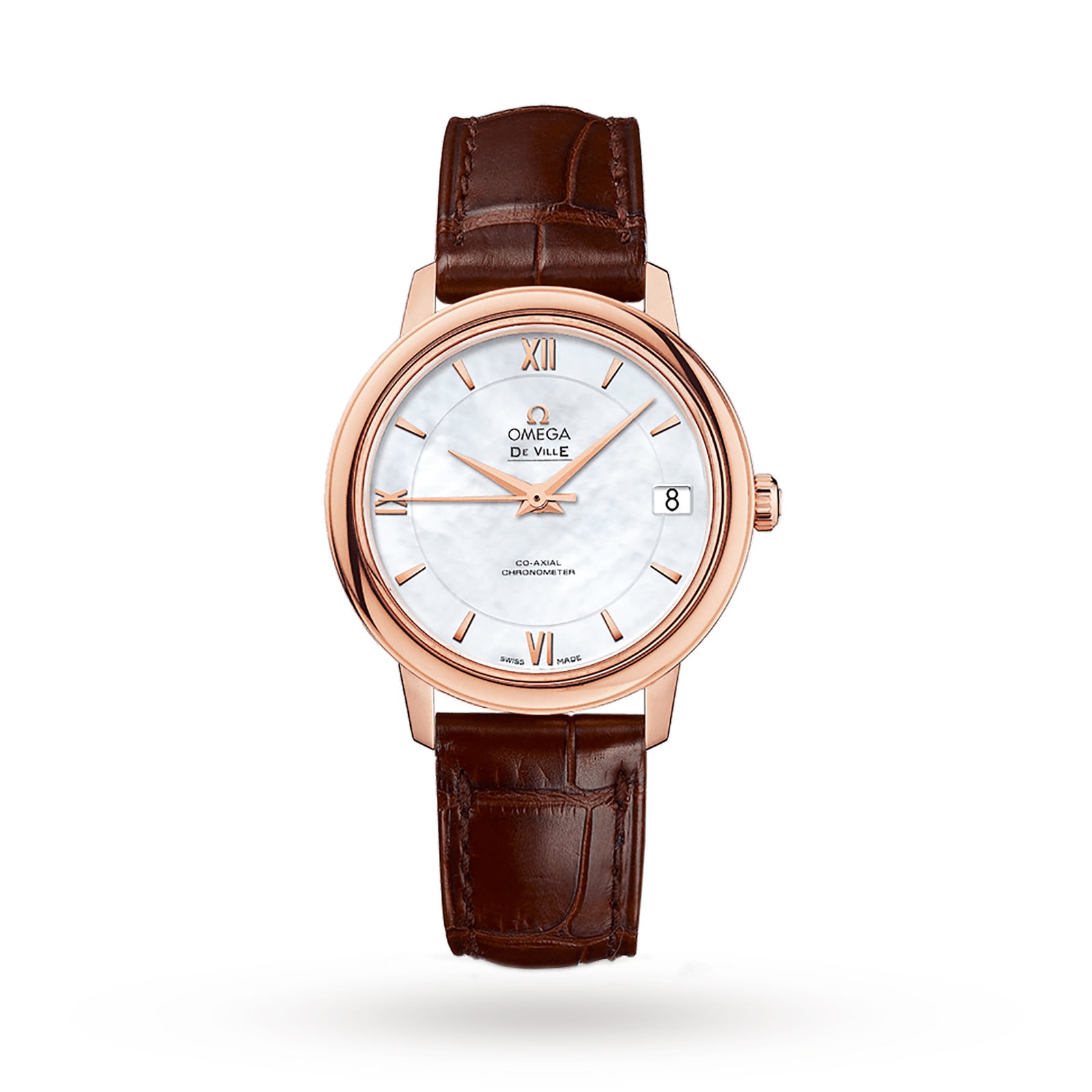 Omega De Ville Prestige Ladies 32.7mm Co-Axial Automatic 18ct Rose Gold Ladies Watch Omega De Ville Prestige Ladies 32.7mm Co-Axial Automatic 18ct Rose Gold Ladies Watch