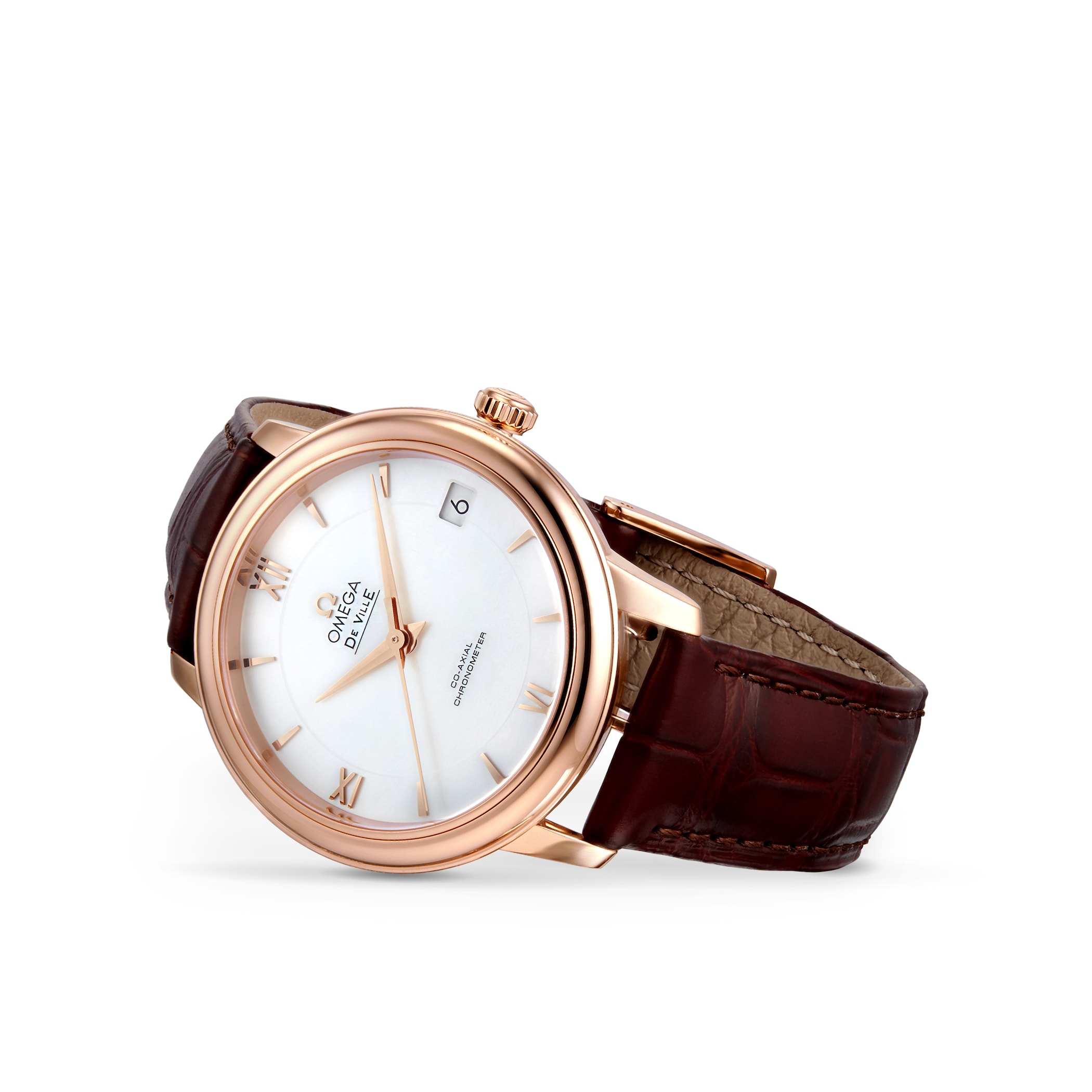 Omega De Ville Prestige Ladies 32.7mm Co-Axial Automatic 18ct Rose Gold Ladies Watch Omega De Ville Prestige Ladies 32.7mm Co-Axial Automatic 18ct Rose Gold Ladies Watch
