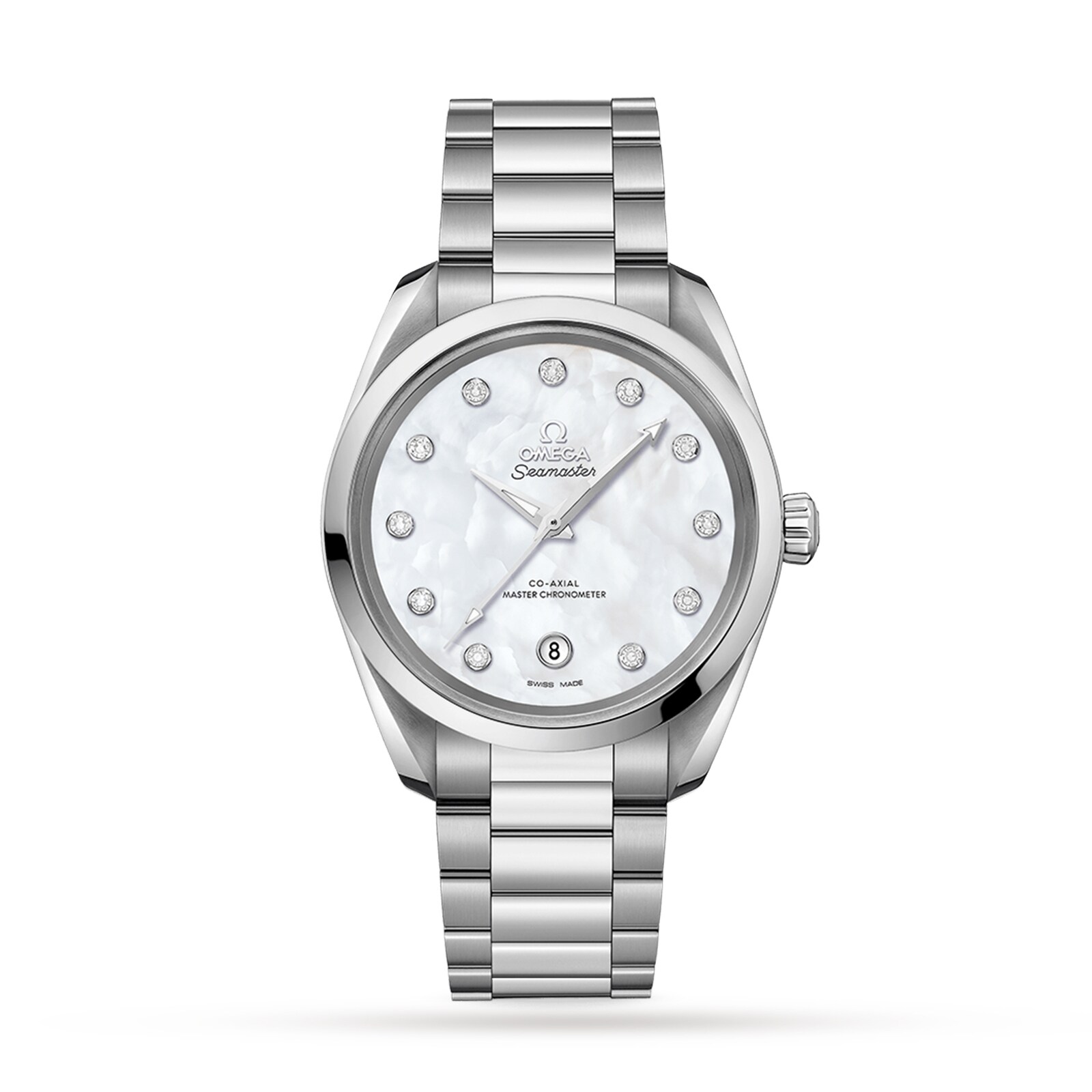 Omega aqua terra 2025 38mm white