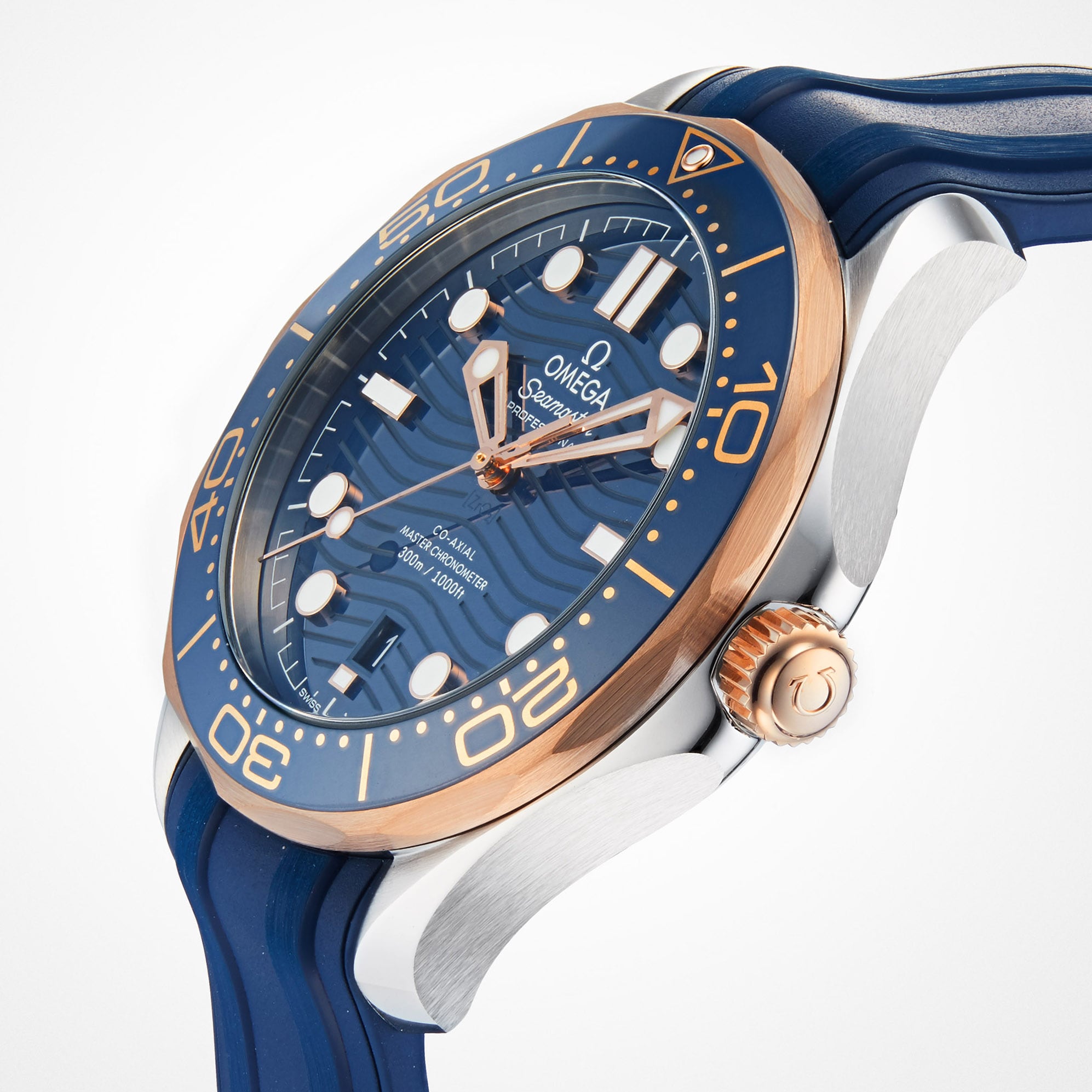 Omega Seamaster Diver 300M Co-Axial 42mm Mens Watch Blue