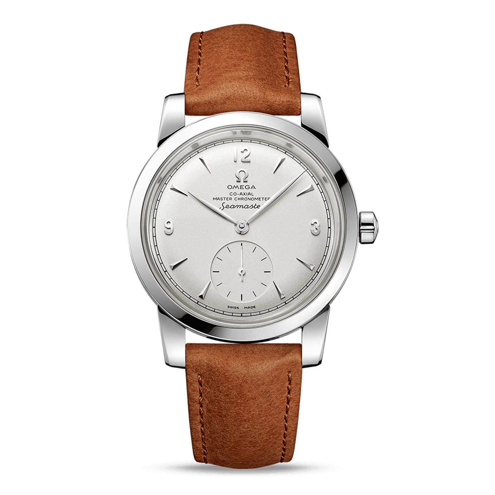 omega mens watches brown leather strap
