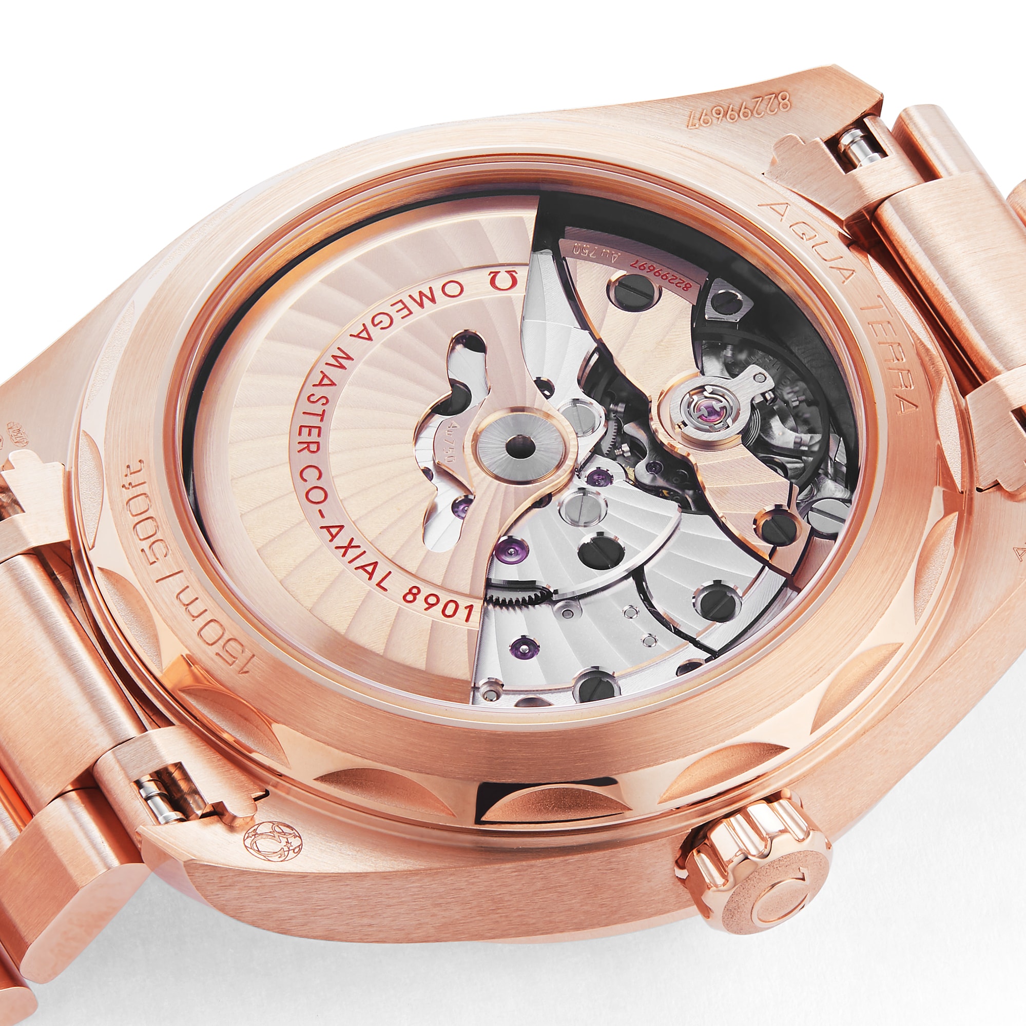 Omega rose clearance gold aqua terra