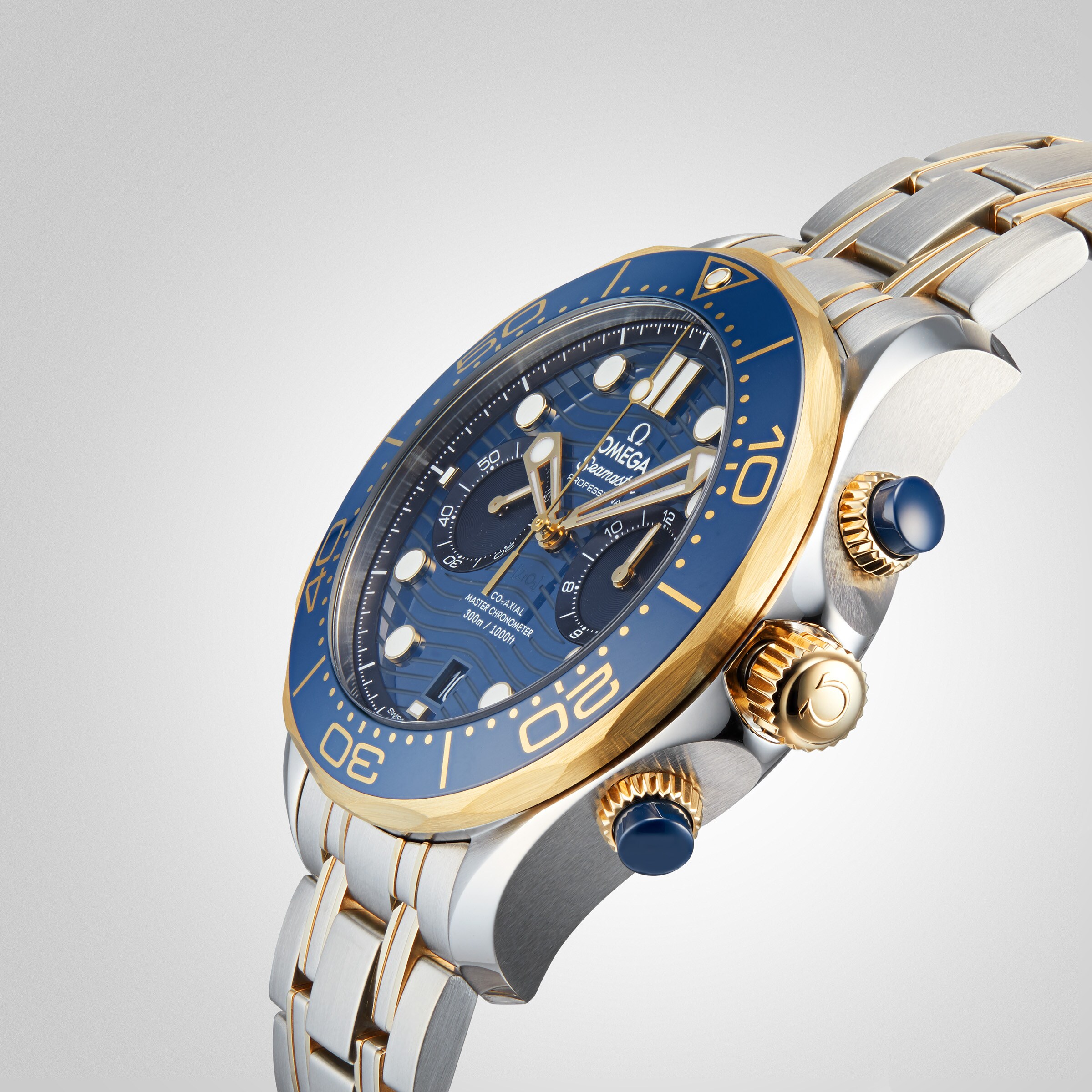 Omega seamaster discount 300m yellow gold