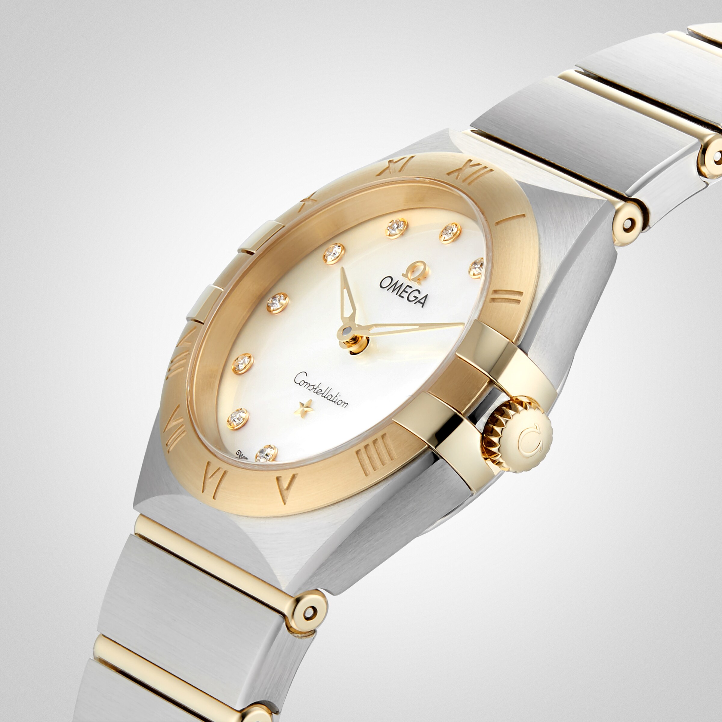 Omega constellation two tone on sale ladies