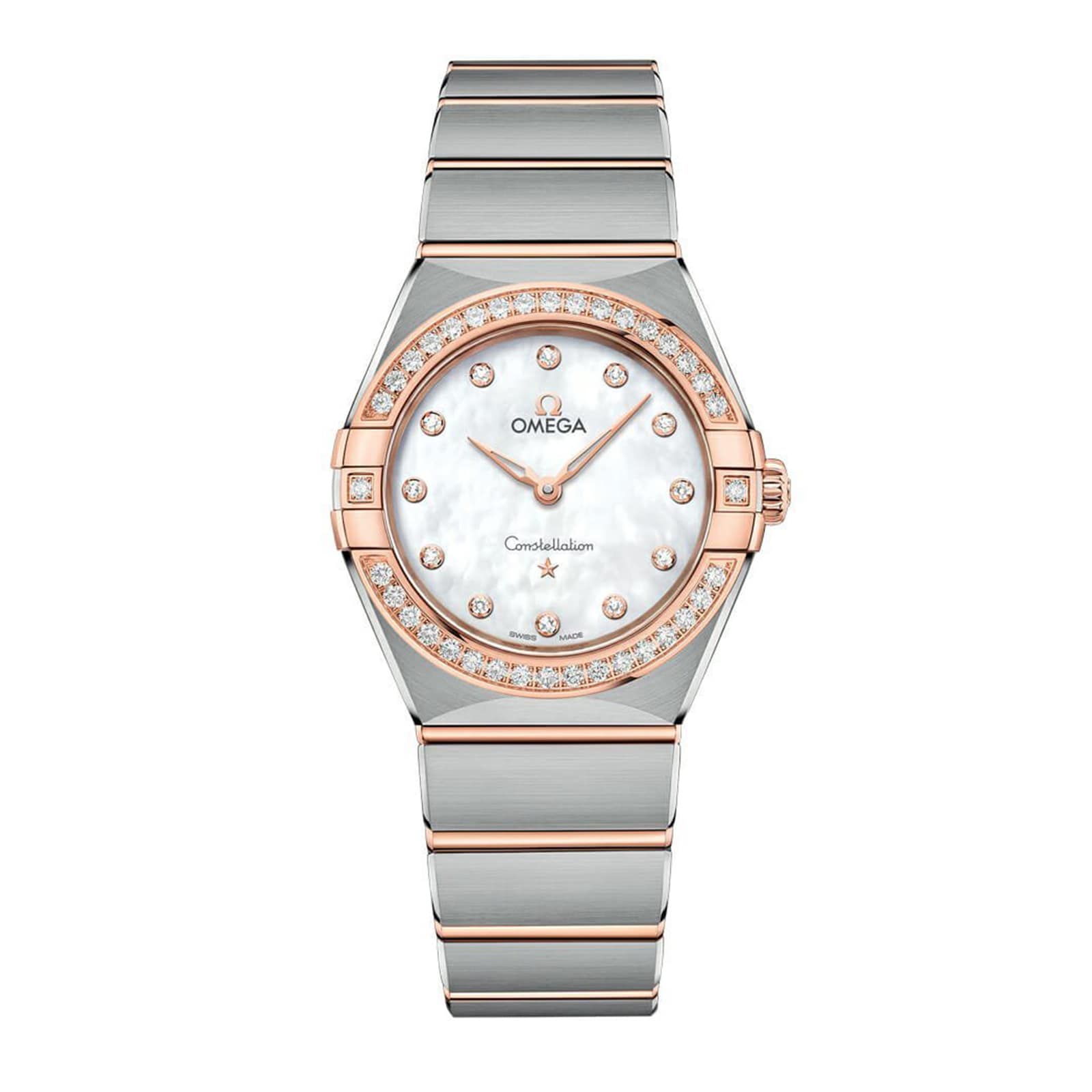 مزيج الباستيل الفراولة  Omega Constellation Quartz 28mm Ladies Watch O13125286055001 | Watches Of  Switzerland US