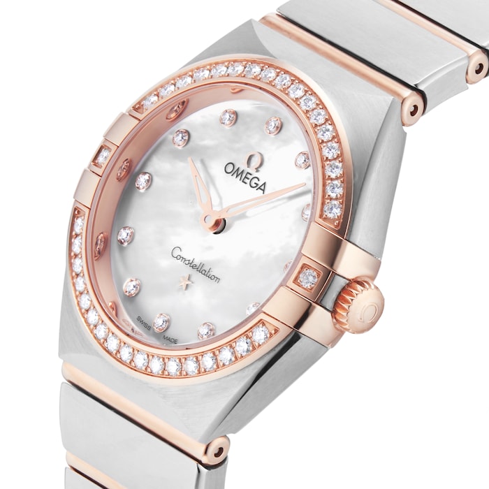 Omega Constellation 28mm Ladies Watch White