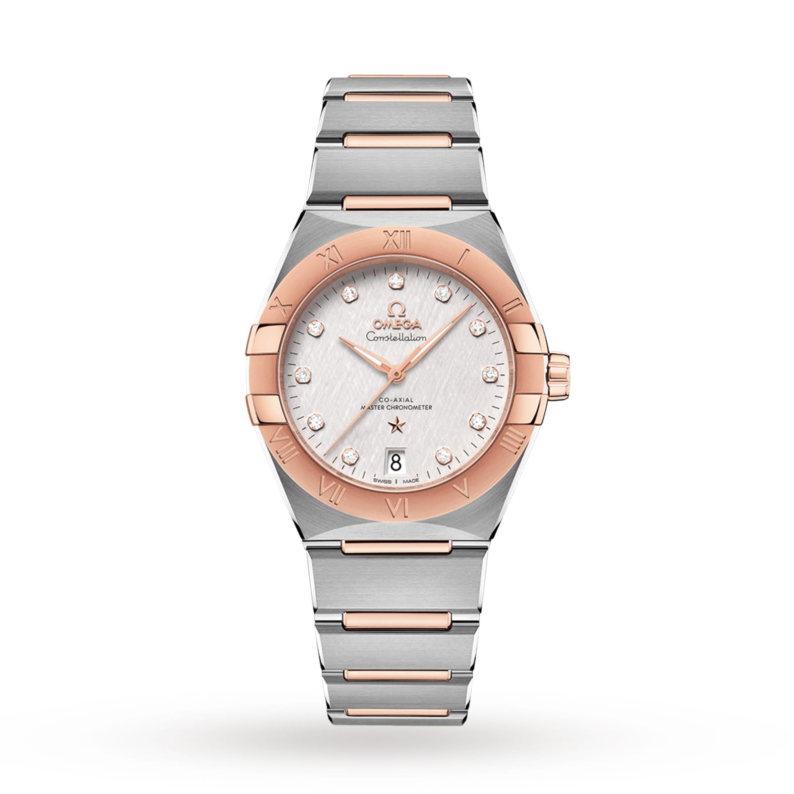Omega Constellation Co-Axial 36mm Mens Watch White Omega Constellation Co-Axial 36mm Mens Watch White