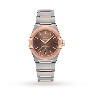 Omega Constellation Co-Axial 36mm Mens Watch Brown