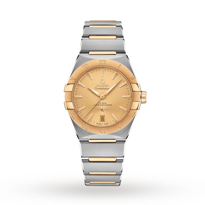 Omega Constellation Co-Axial 36mm Mens Watch Gold