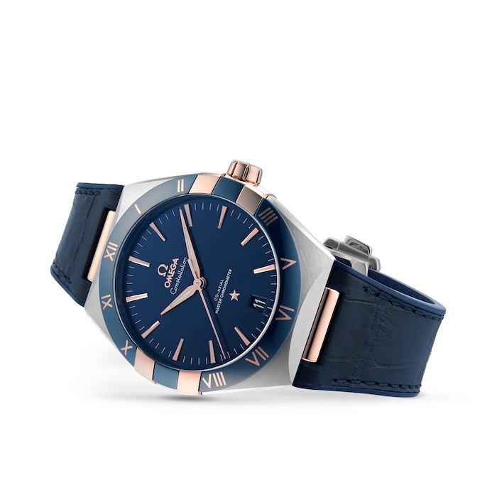 Omega Constellation Co-Axial Master Chronometer 41mm Mens Watch Blue