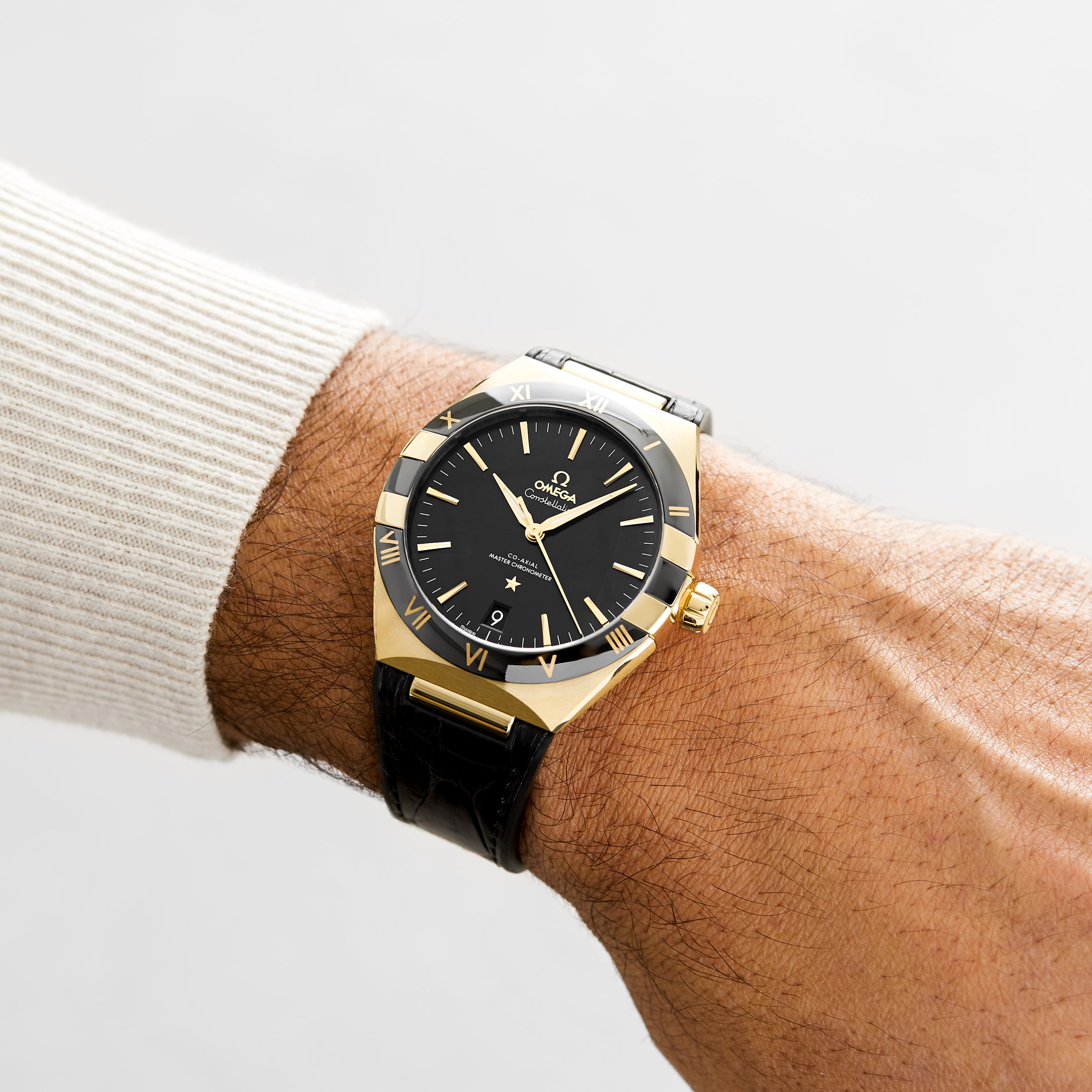 Men's omega outlet constellation