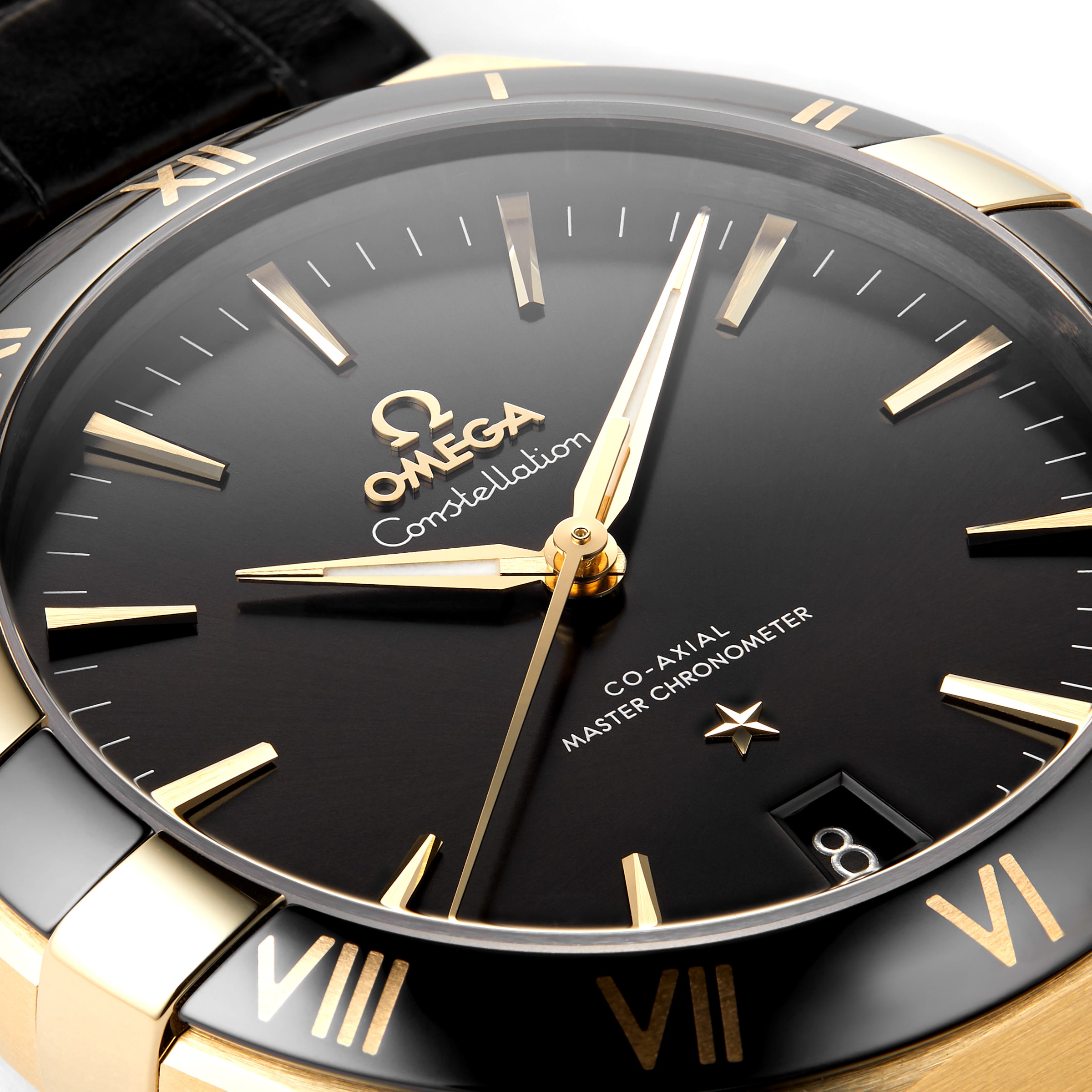 Omega constellation 18k gold on sale watch