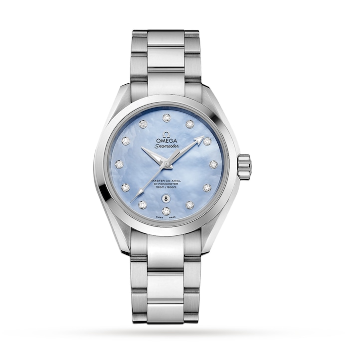 Omega Seamaster Aqua Terra Co-Axial Chronometer 34mm Ladies Watch