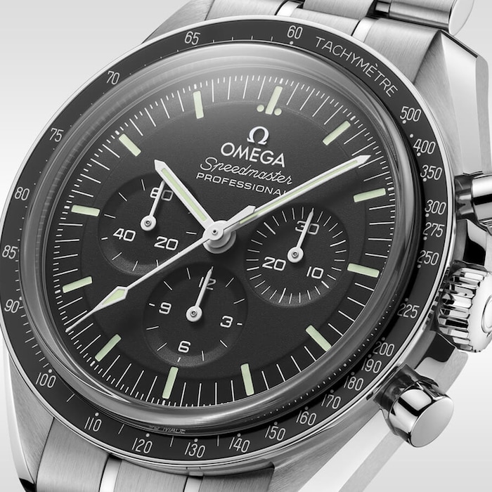 Omega Speedmaster Moonwatch Professional Master Chronometer Chronograph  42mm Watch, Silver and Black, O31030425001001