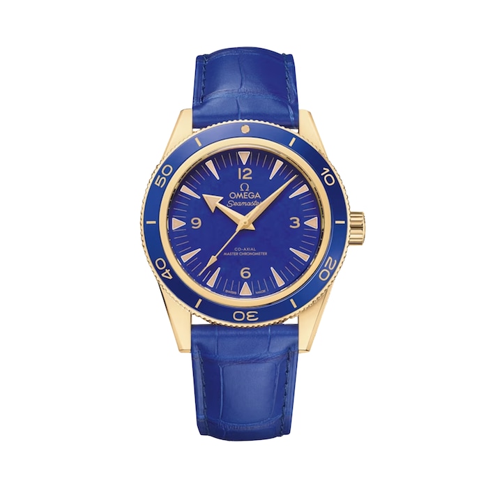 Omega Seamaster 300 41mm Mens Watch Blue