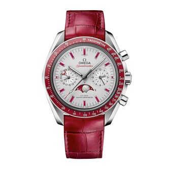 Omega Speedmaster Moonphase 44mm Mens Watch Grey