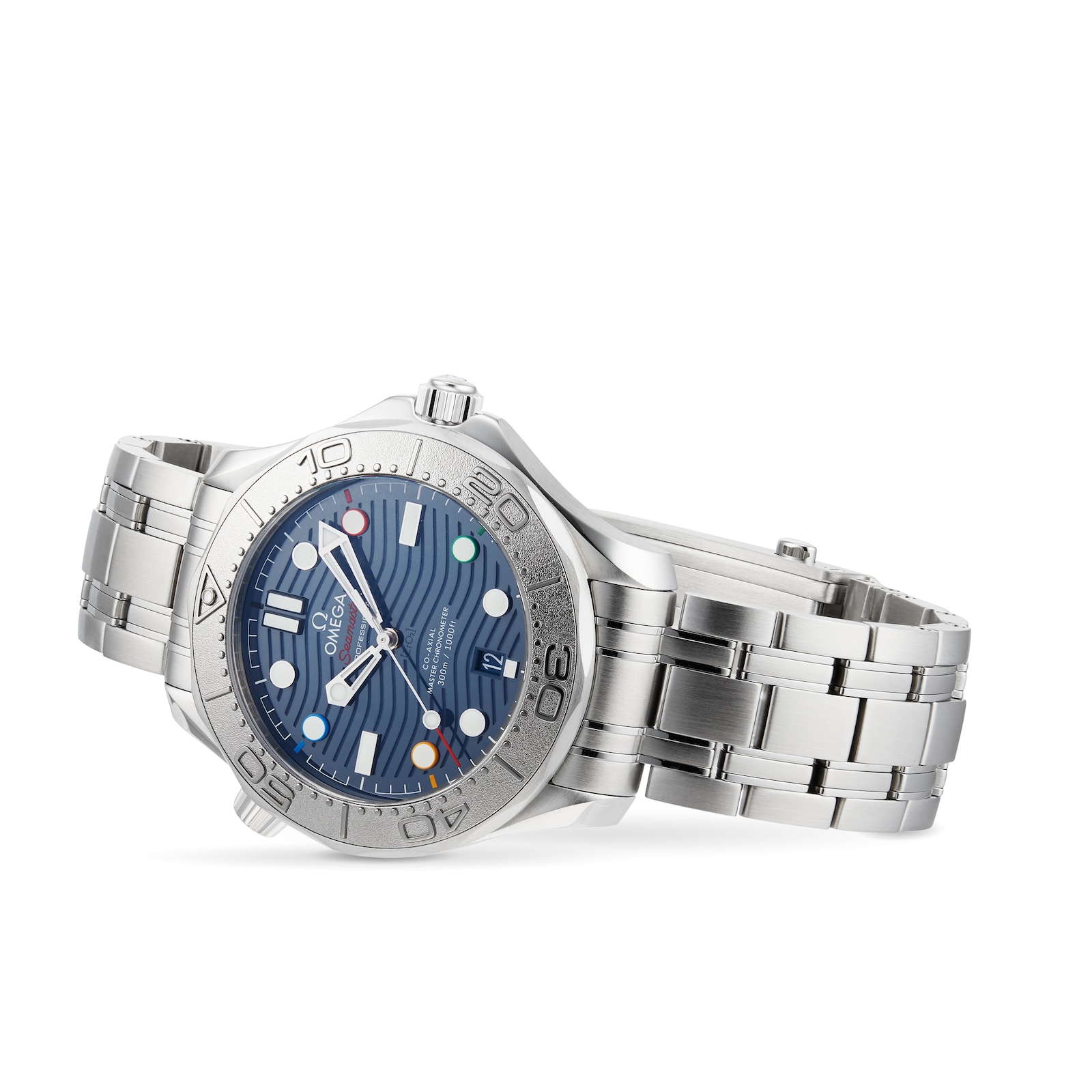 Omega Seamaster "Beijing 2022" Diver 300M Co-Axial Master Chronometer 42mm Mens Watch