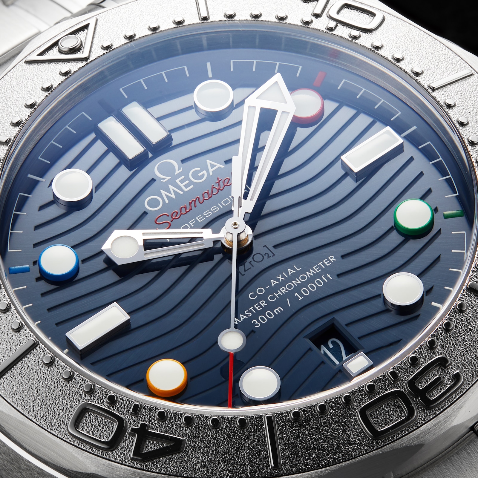 Omega Seamaster "Beijing 2022" Diver 300M Co-Axial Master Chronometer 42mm Mens Watch