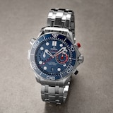 Omega Seamaster Diver Co-Axial Master Chronometer Chronograph 44mm Mens Watch