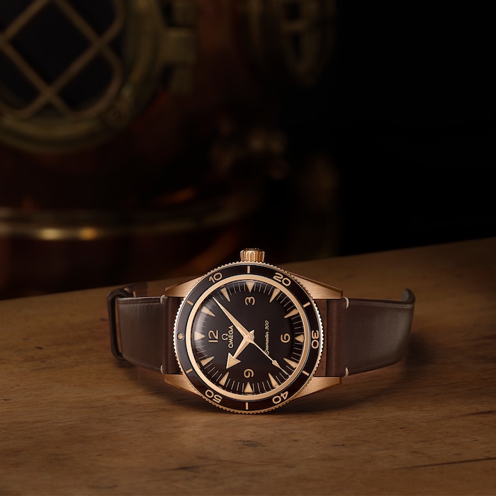 Omega Seamaster 300 Co-Axial Master Chronometer 41mm Bronze Gold