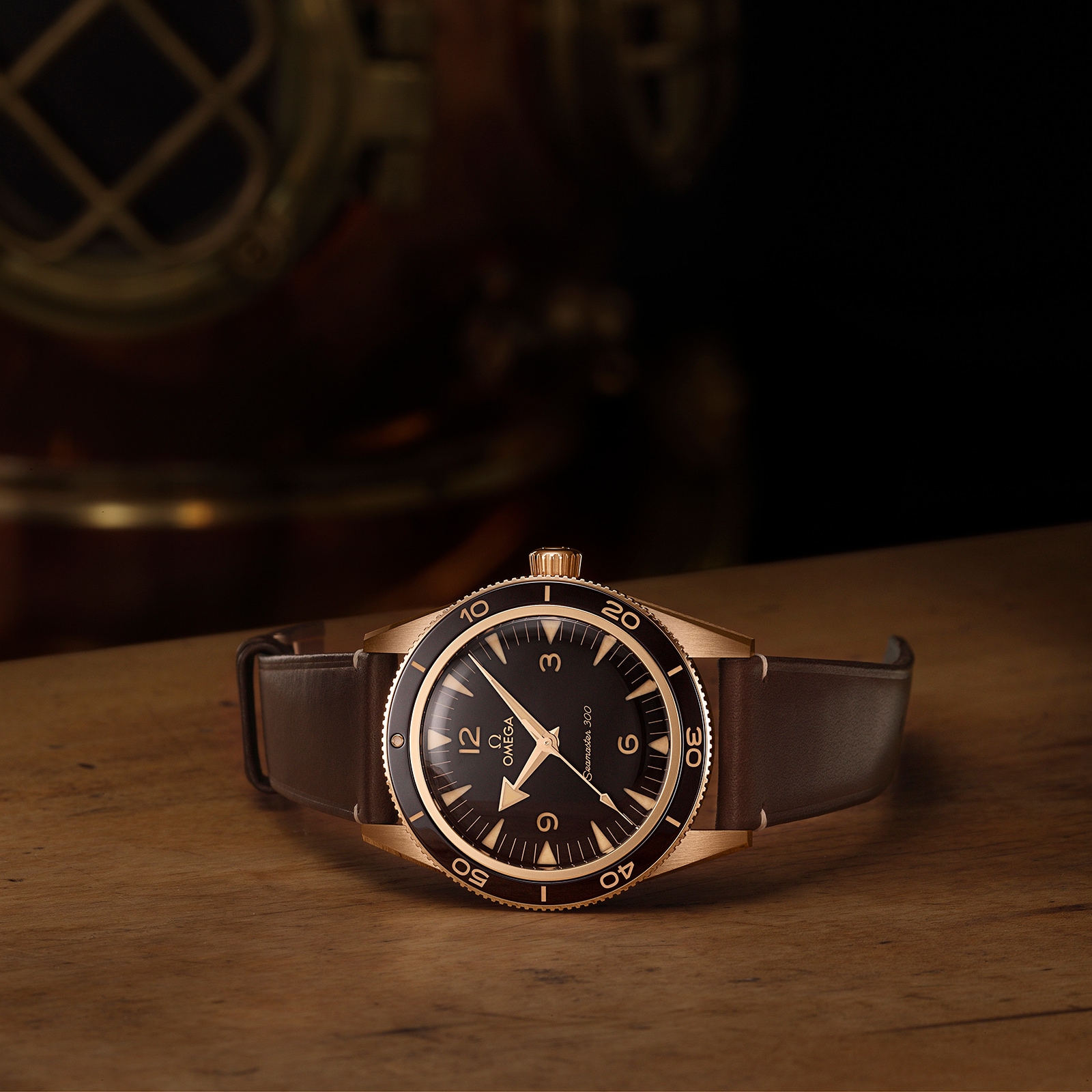 Omega Seamaster 300 Co-Axial Master Chronometer 41mm Bronze Gold