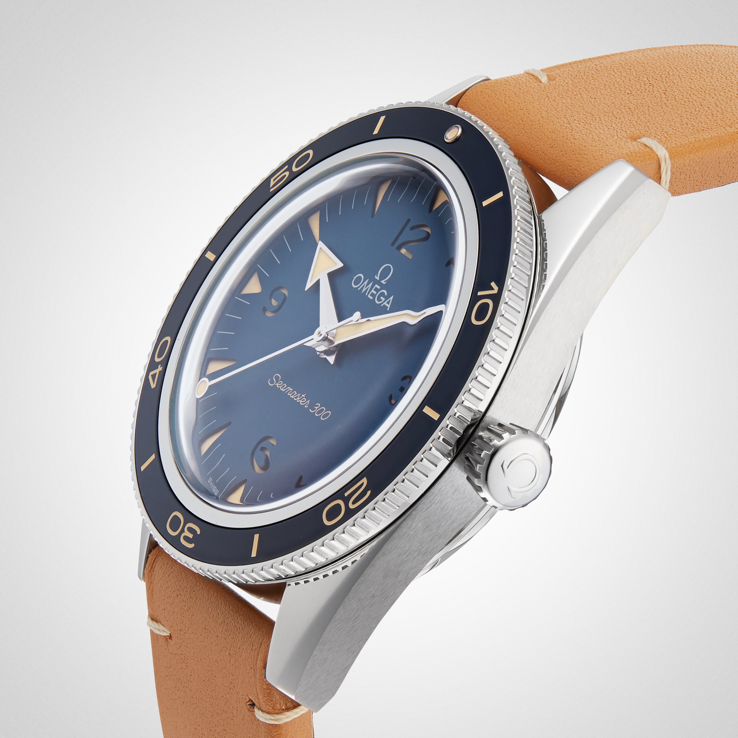 Omega seamaster 300 top leather