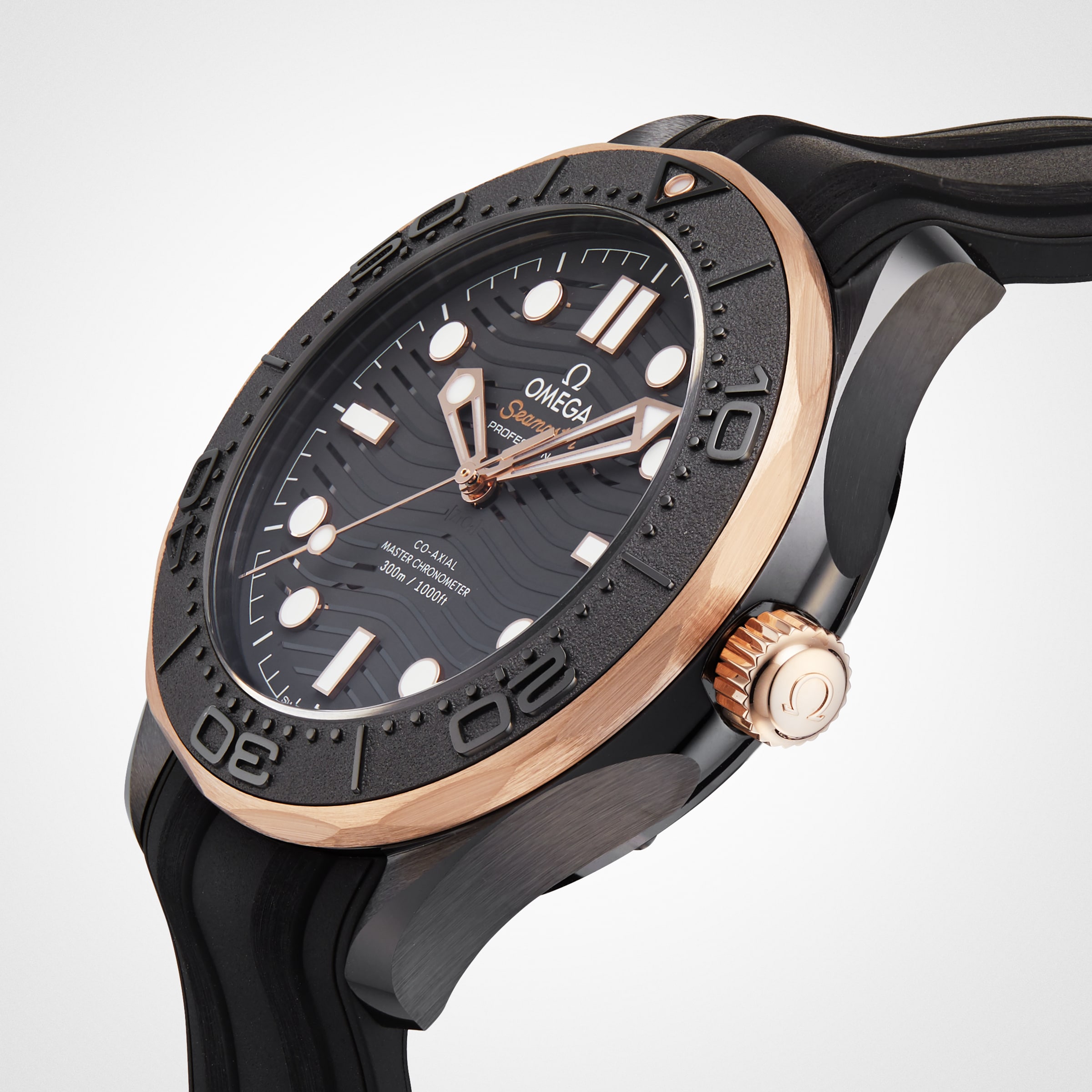 Omega seamaster hotsell diver rose gold