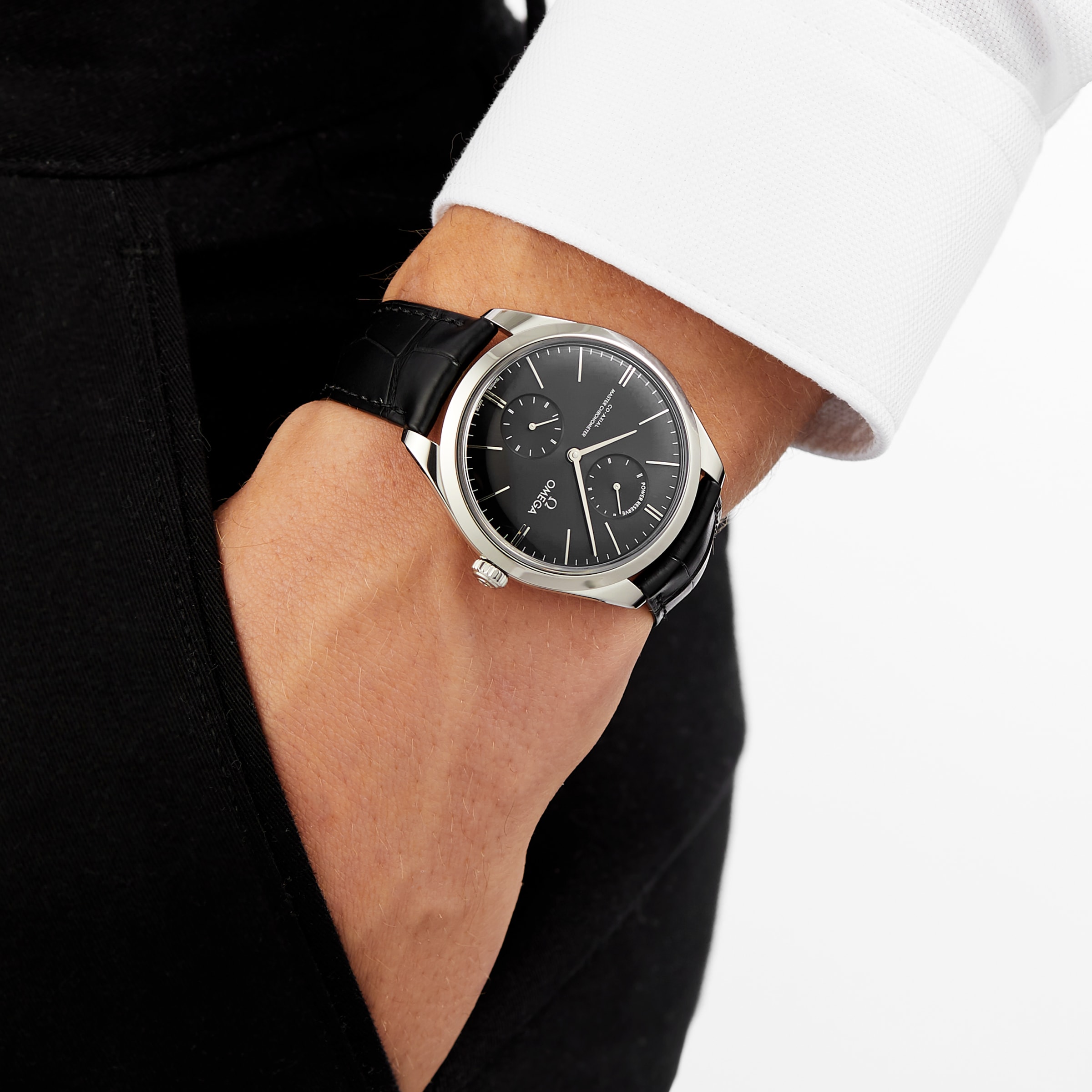 Omega De Ville Tresor Quartz Watch - 36 mm Steel Case - Gradient Burgu –  Luxury Time NYC