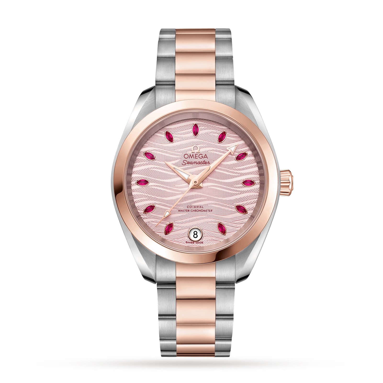 Rose gold outlet omega ladies watch