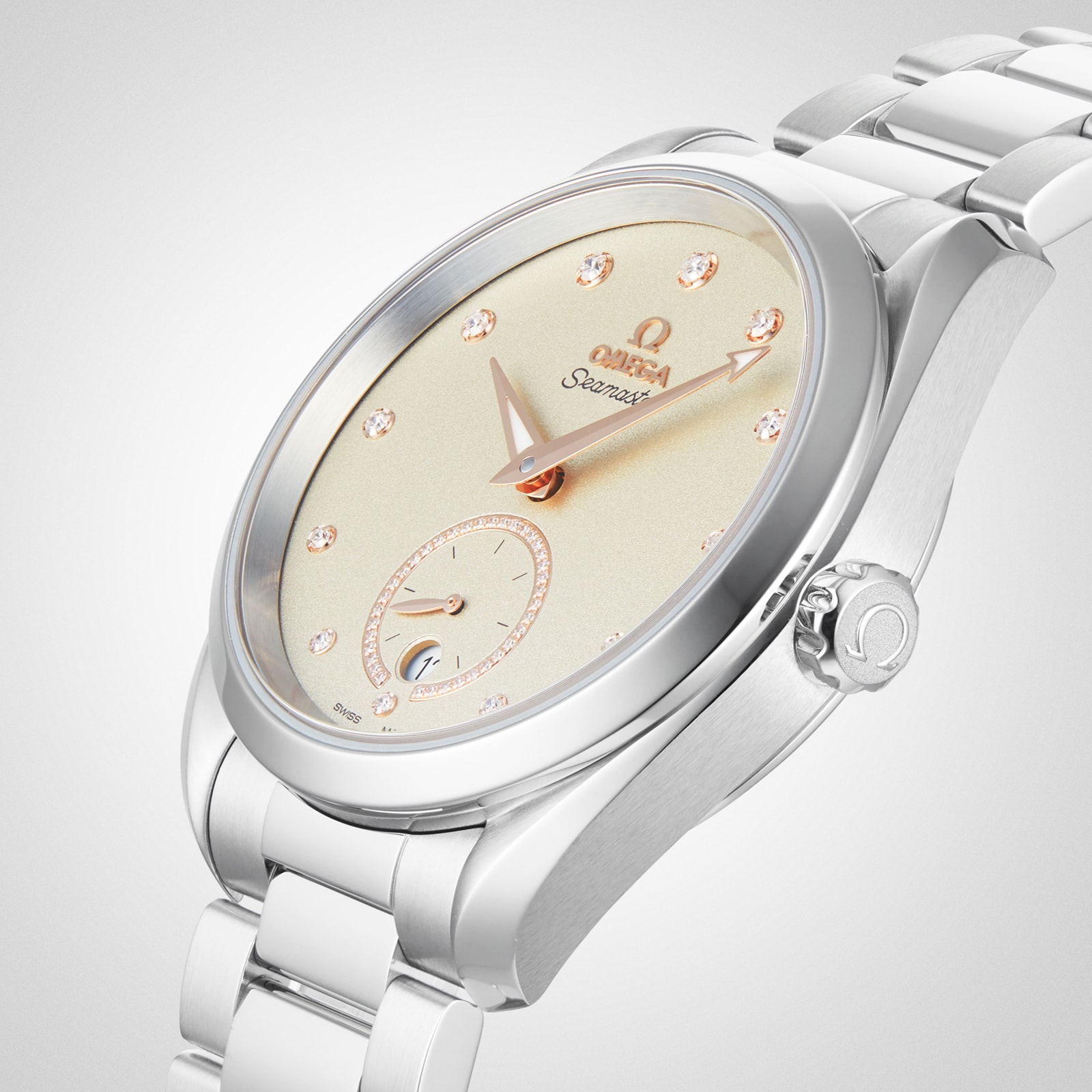Omega Seamaster Aqua Terra Seamaster Steel Chronometer 38mm Ladies Watch Omega Seamaster Aqua Terra Seamaster Steel Chronometer 38mm Ladies Watch